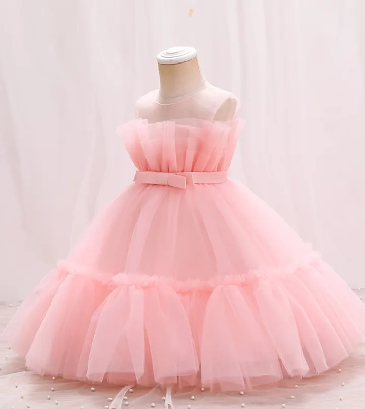 Toddler Girl's Ruffled Tulle Dress