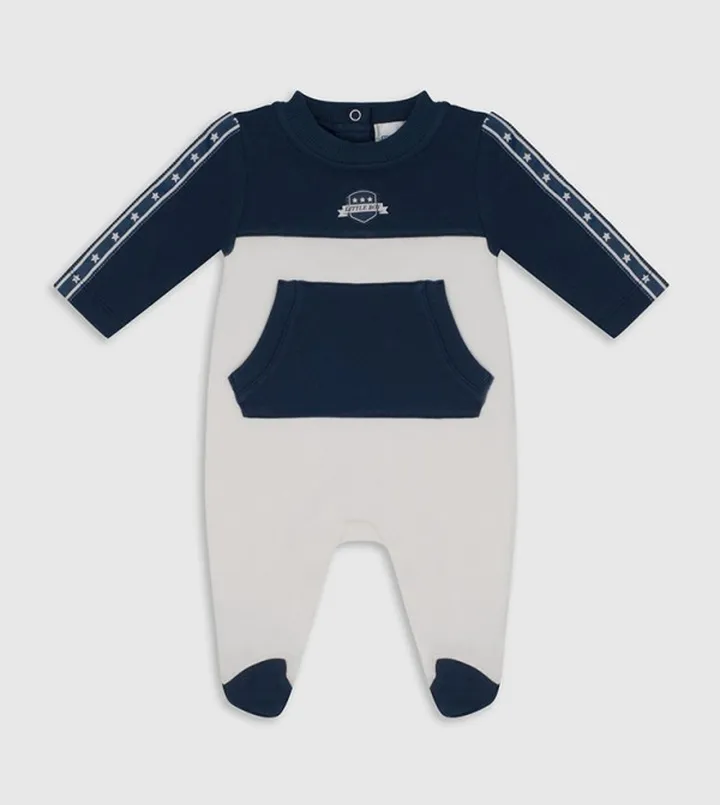 Babygrow Kangaroo Pocket Long Sleeves Sleepsuit