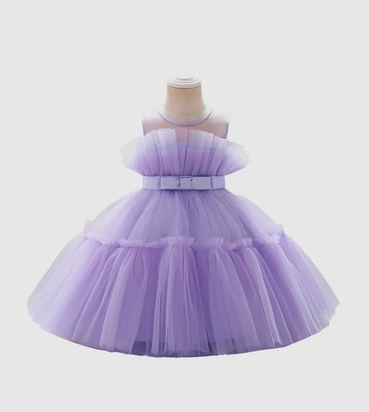 Toddler Girl's Ruffled Tulle Dress