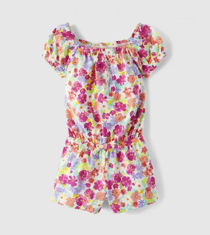 Baby And Toddler Girls Floral Romper