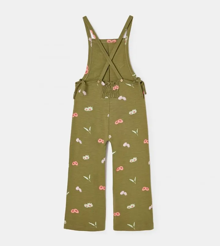 Floral Print Cotton Jumpsuit