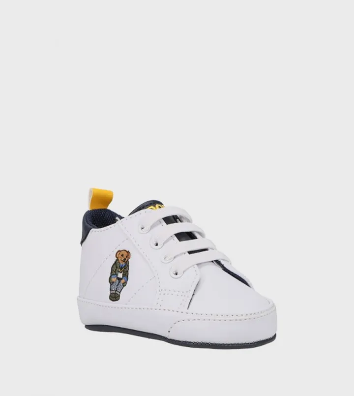 QUILTON Bear Gore High-Top Sneakers