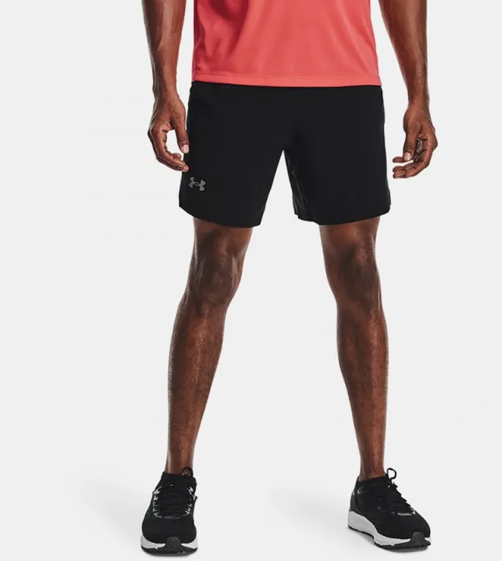 UA Logo Printed Launch 7 inches Active Shorts