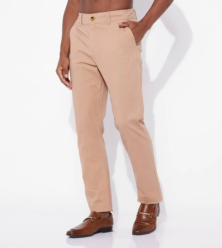 Aero Guy's Slim Fit Stretched Twill Chino Pants