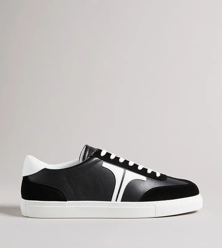 ROBBERT Retro Suede Leather Mix Sneakers