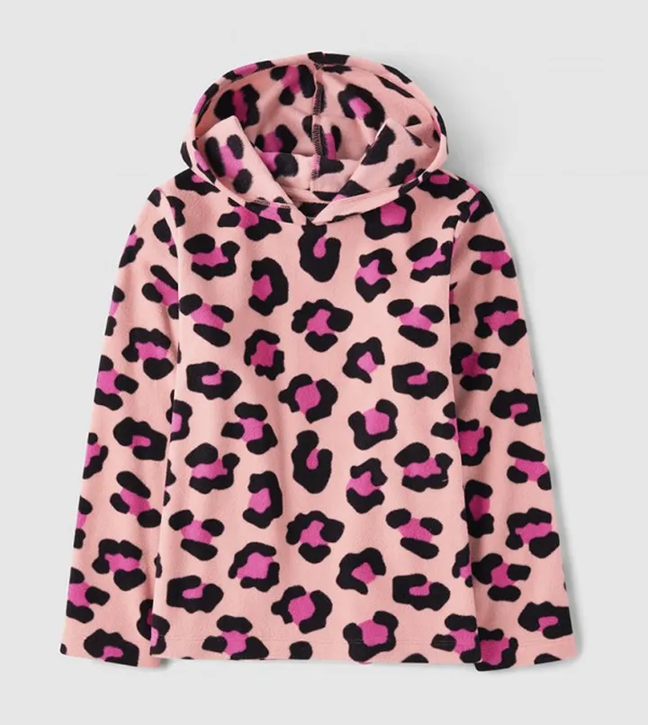 Girl's Print Long Sleeves Hoodie