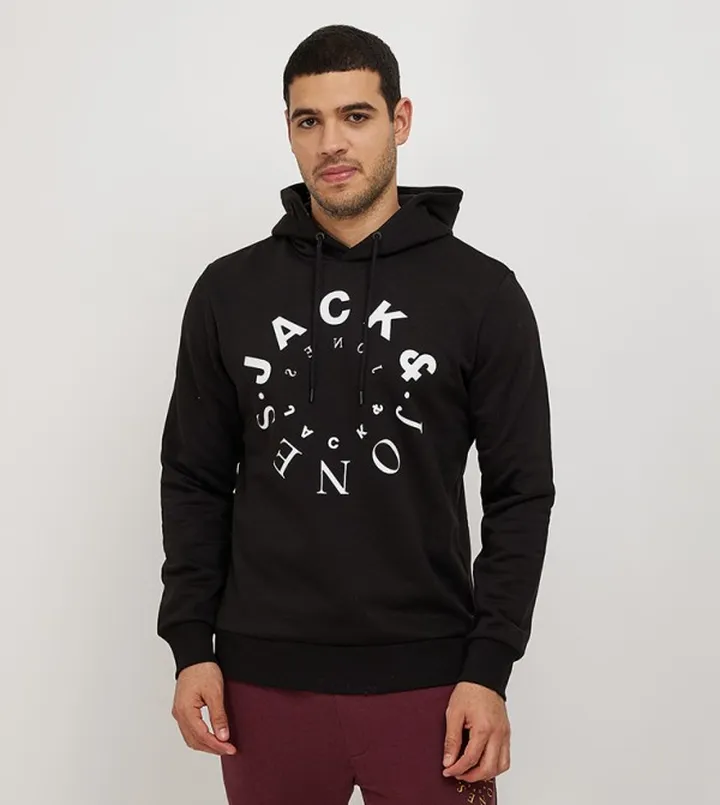Logo Printed Long Sleeves Hoodie