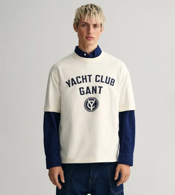 Yacht Club Printed T-Shirt