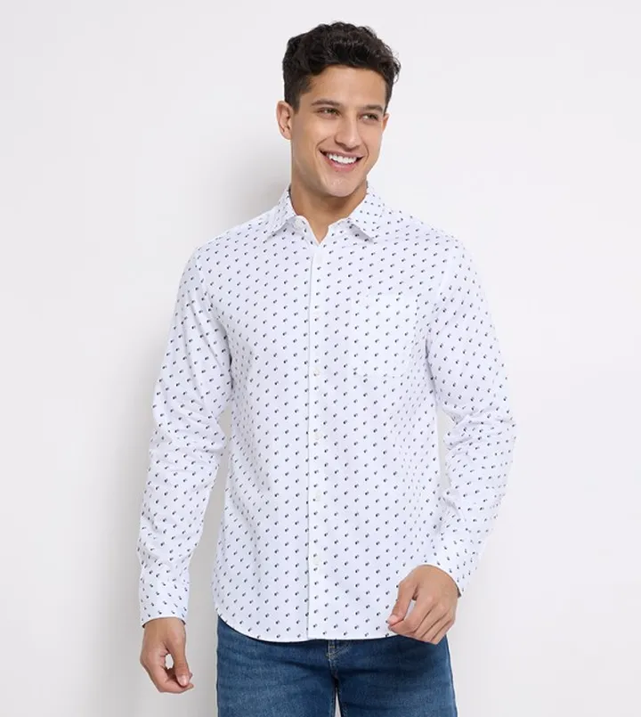 Aero Men's Printed Long Sleeves Shirt
