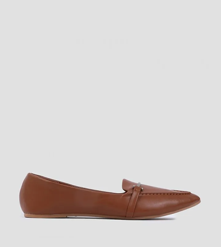 Pointed Toe Slip-On Loafers