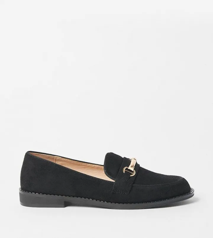 Linot Metal Accent Slip-On Loafers
