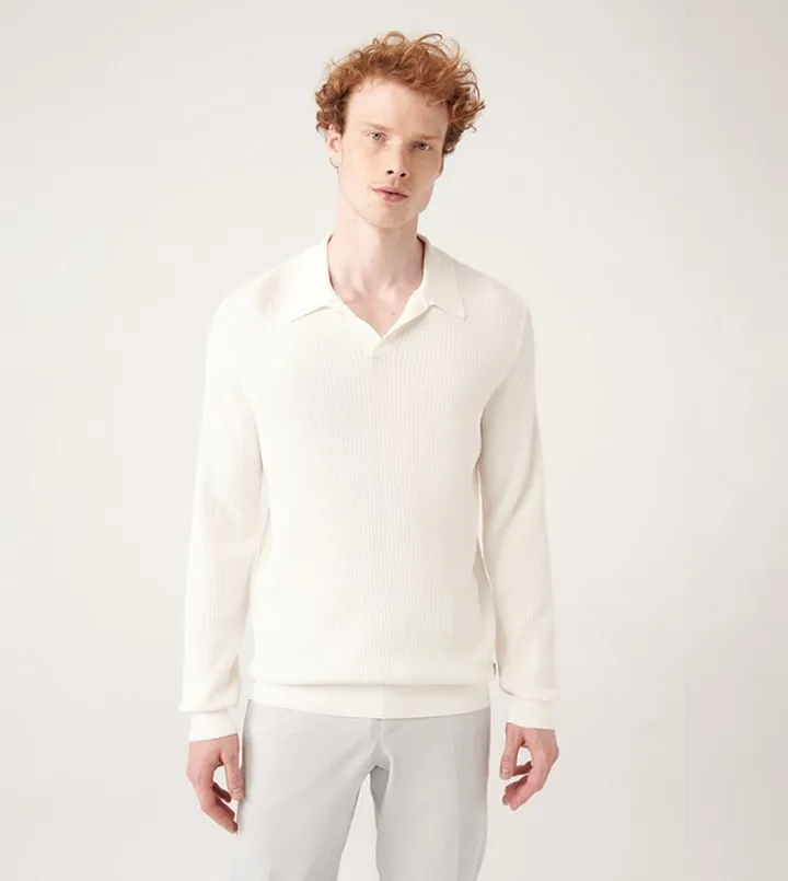 Ribbed Long Sleeves Sweater