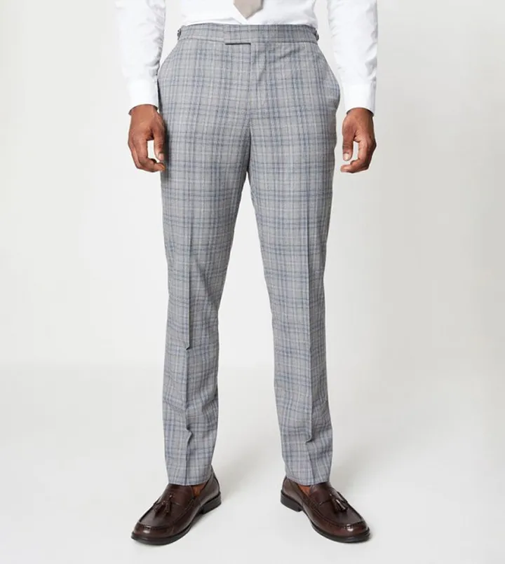 Highlight Check Suit Trousers