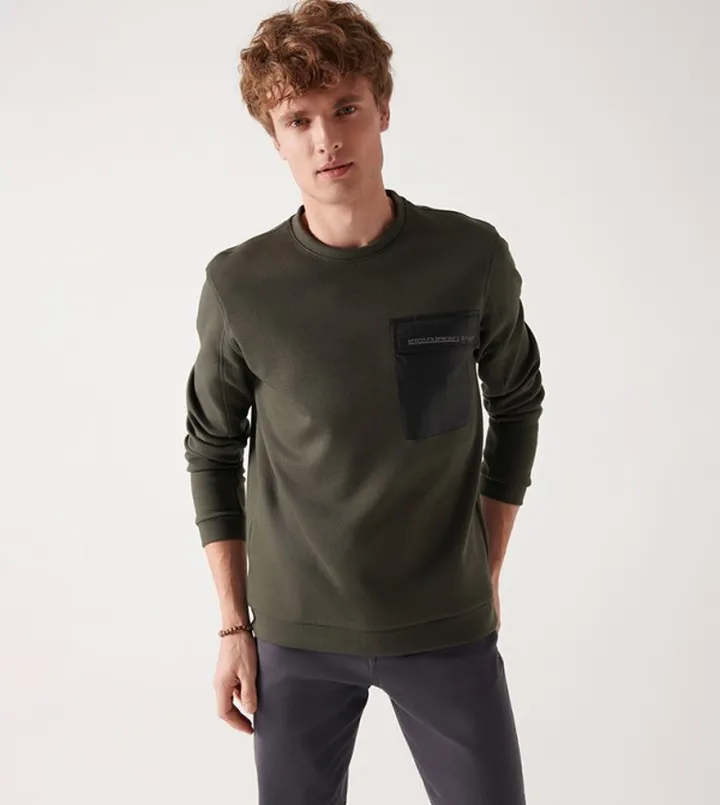 Pocket Detail Long Sleeves Sweatshirt