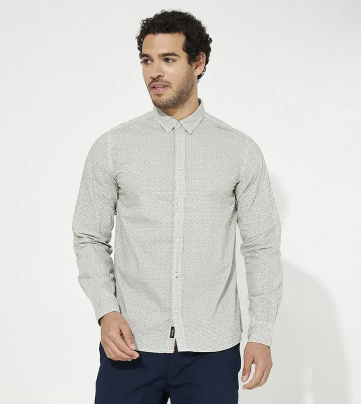 Patterned Long Sleeves Casual Shirt