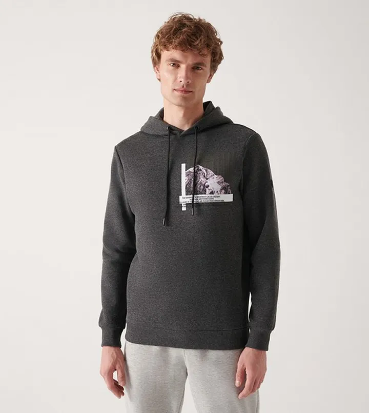 Printed Long Sleeves Hoodie