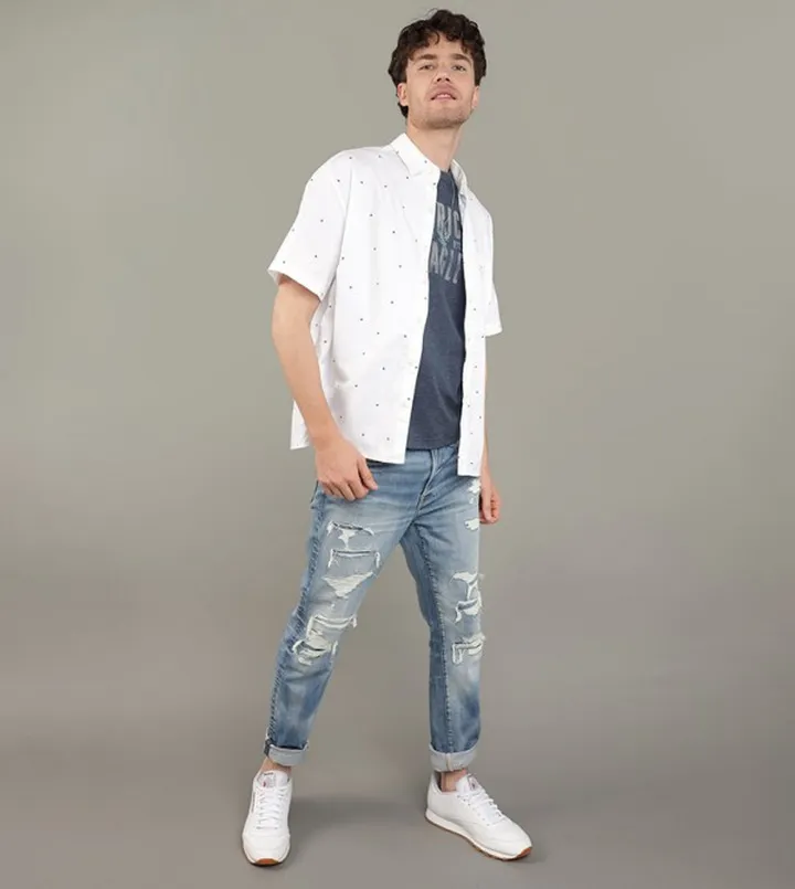 Printed Short Sleeves Shirt