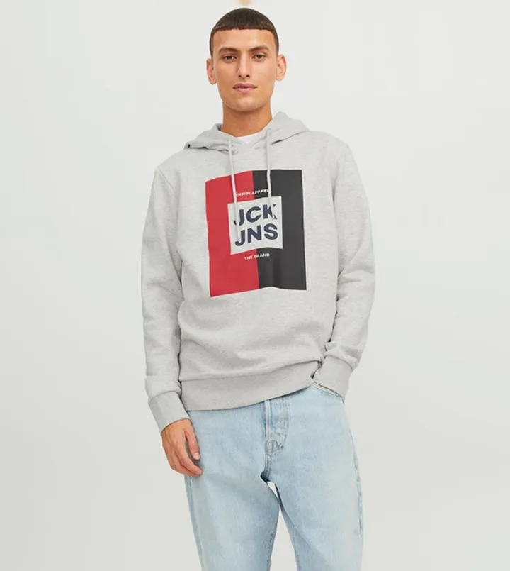 Logo Printed Long Sleeves Hoodie
