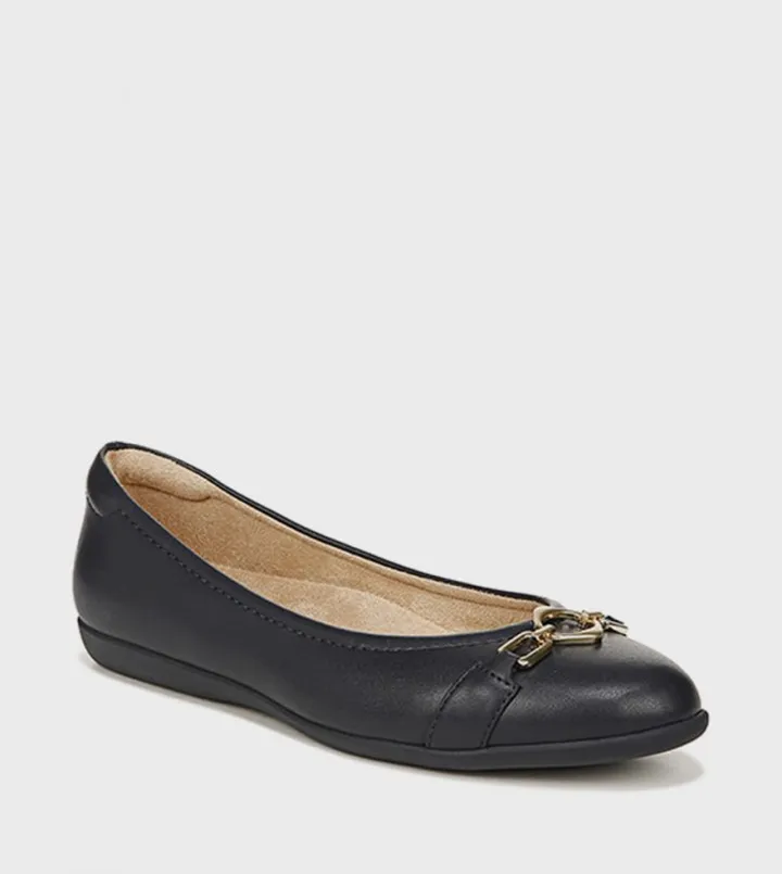 VIVIENNE-O Metal Accent Ballerinas