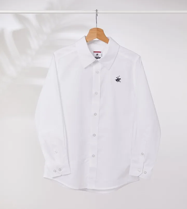 Logo Detail Long Sleeves Shirt