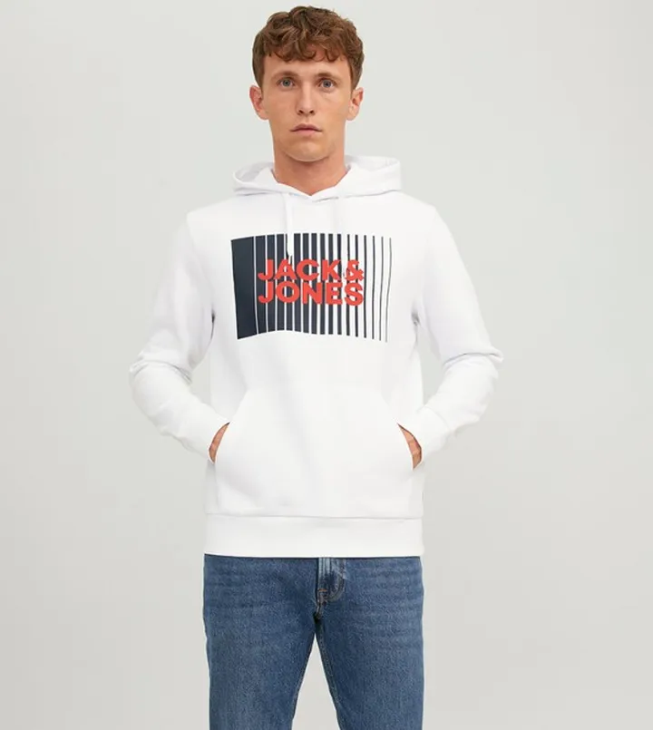 Logo Printed Long Sleeves Hoodie