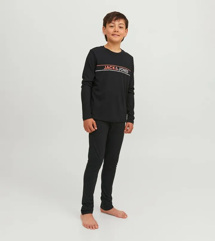Logo Printed Long Sleeves Clothing Set