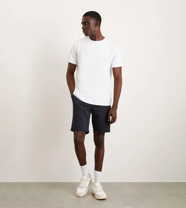 Classic Navy Chino Shorts