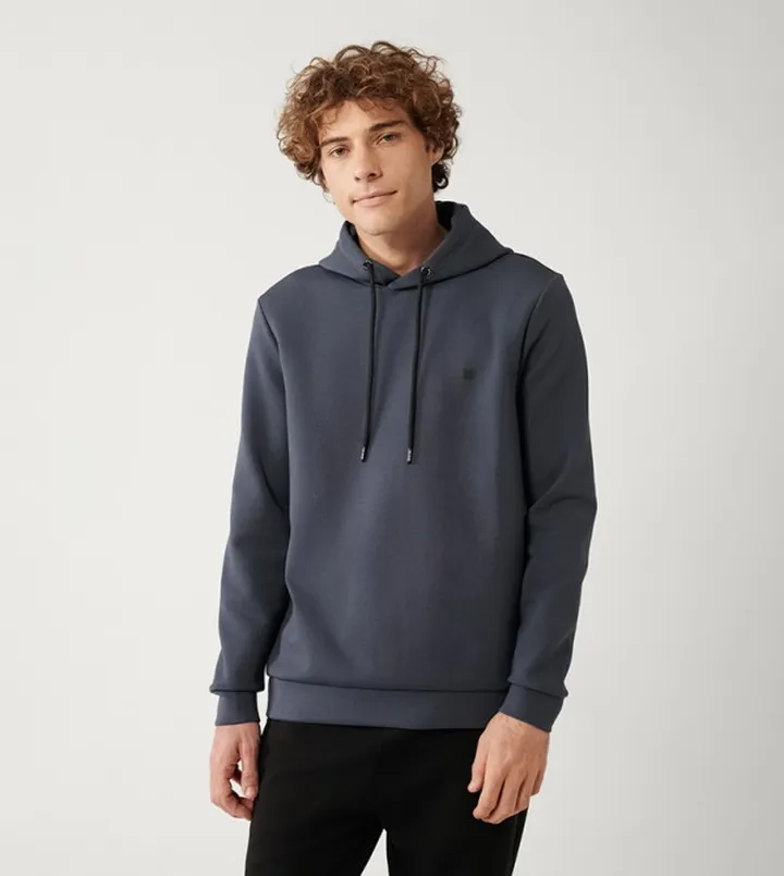 Logo Detail Long Sleeves Hoodie
