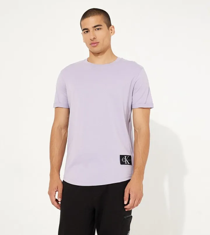 Logo Badge Short Sleeves Casual T-Shirt