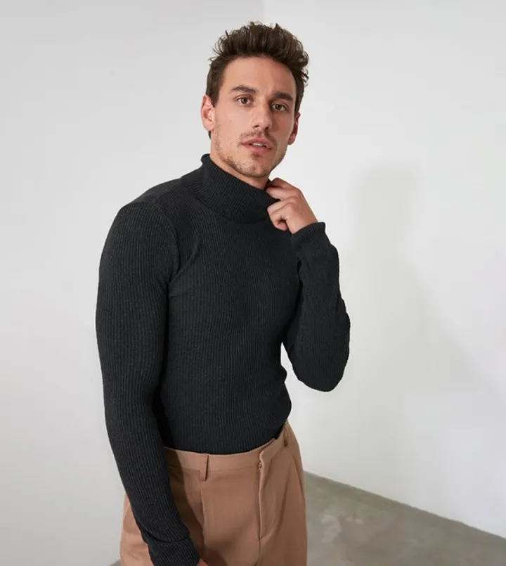 Corduroy Knitted Sweater