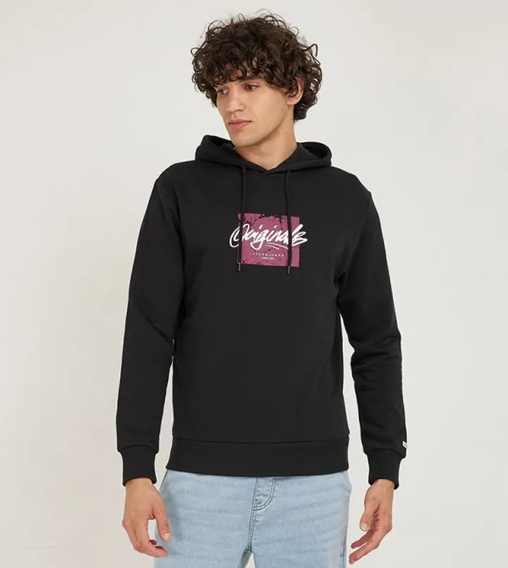 Printed Long Sleeves Hoodie