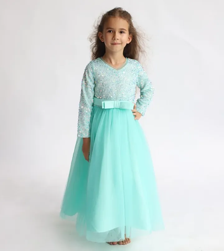 Princess Long Sleeves Maxi Dress