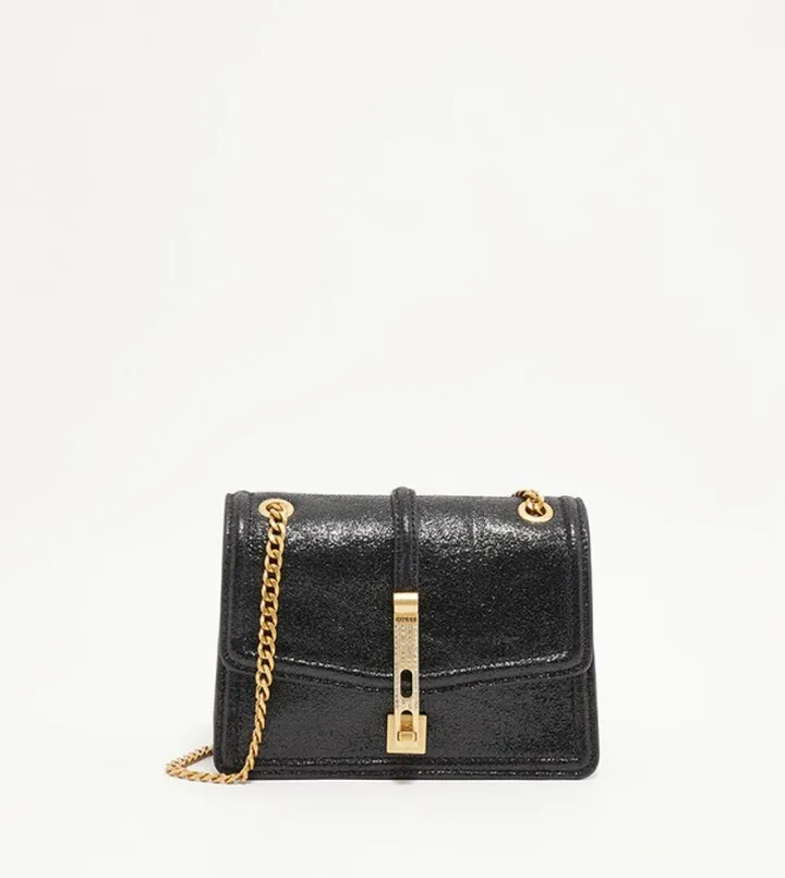 GILDED GLAMOUR Glitter Frosted Crossbody Bag
