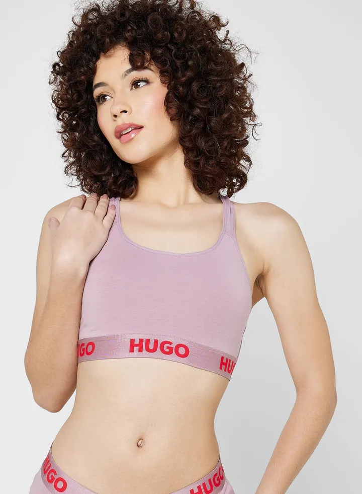 Logo Band T-Shirt Bra
