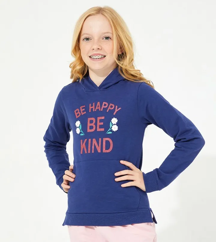 Aero Girls Embellished Pullover Hoodie