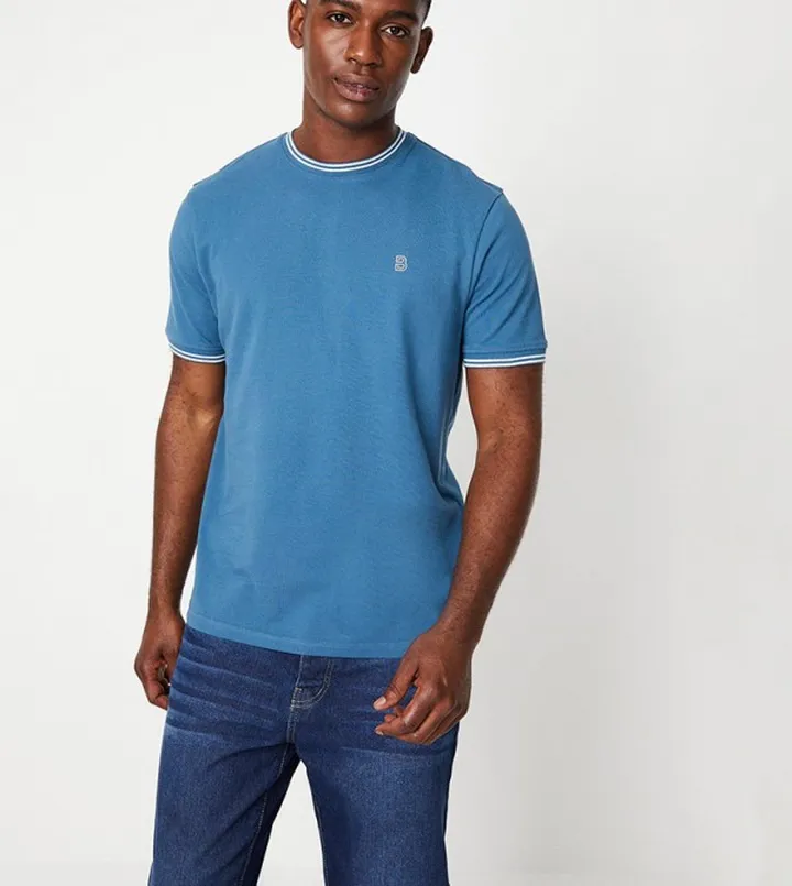 Pique Tipped T-Shirt