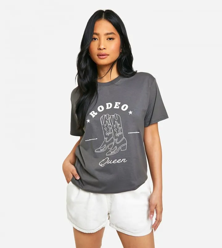 Petite Cowgirl Oversized T-Shirt