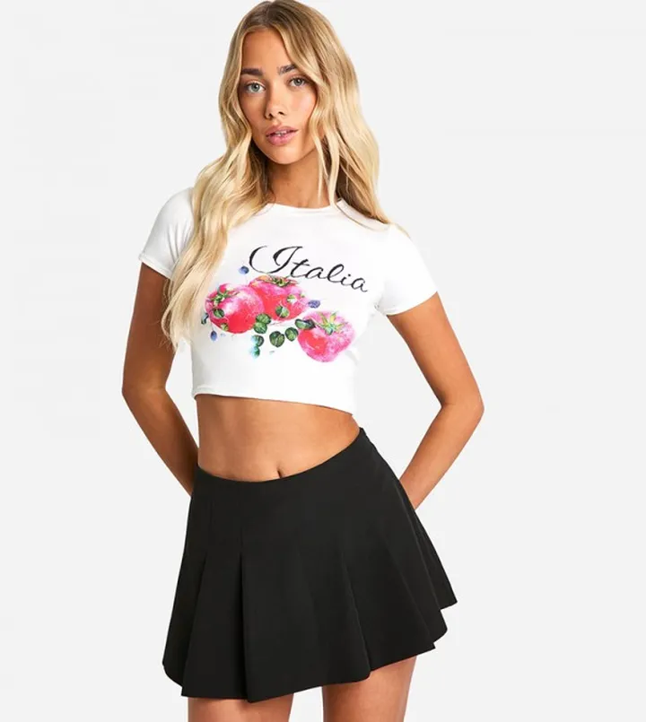Tomato Italia Crop Baby T-Shirt