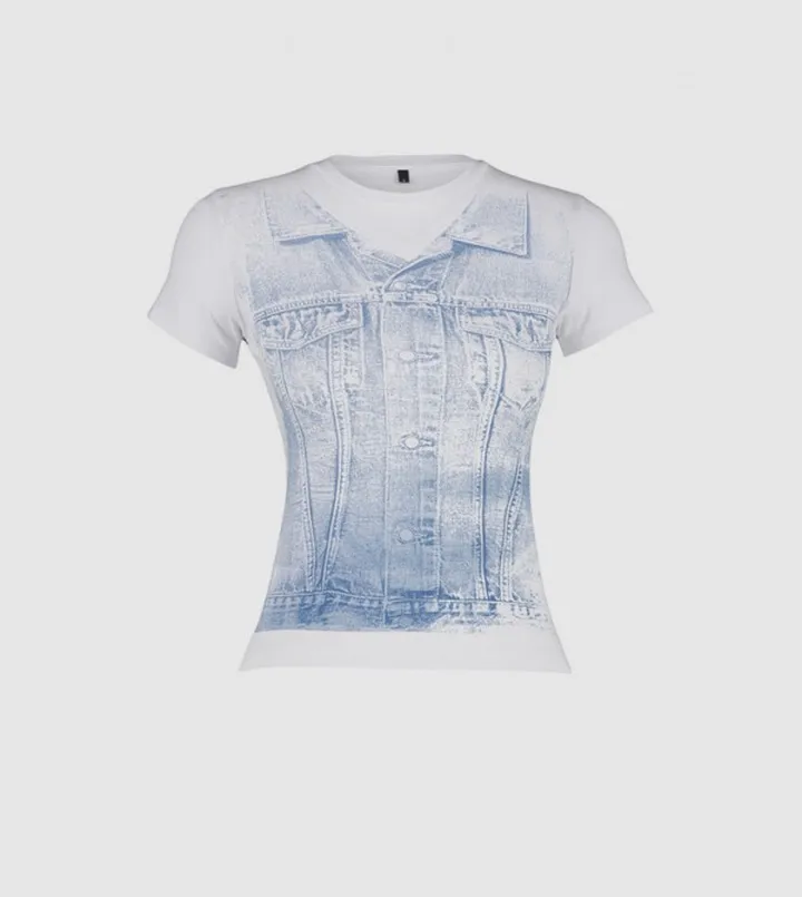 Printed Crew Neck T-Shirt