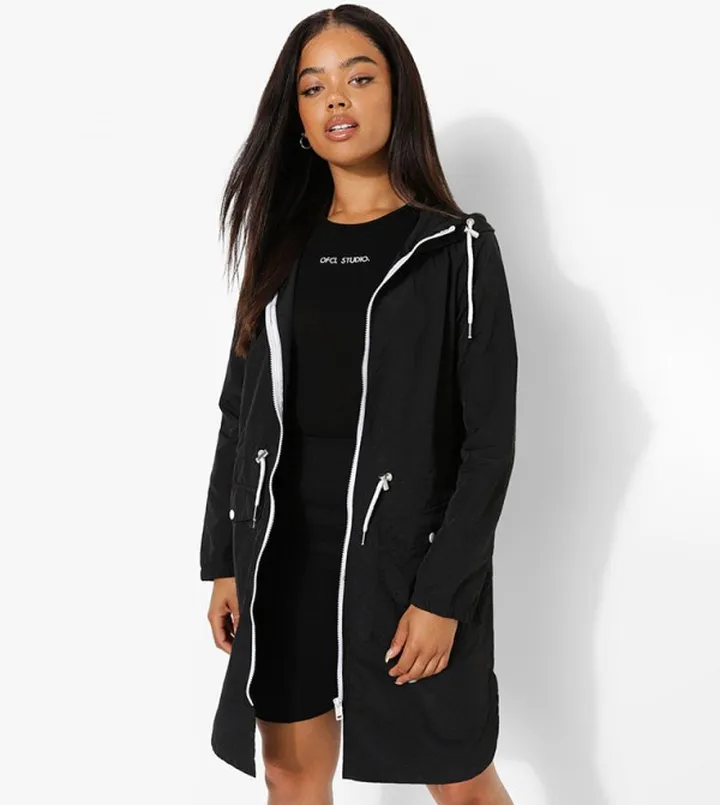 Longline Hooded Festival Jacket