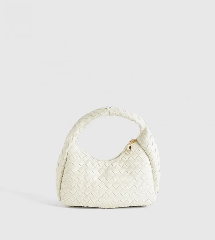 Woven Grab Shoulder Bag