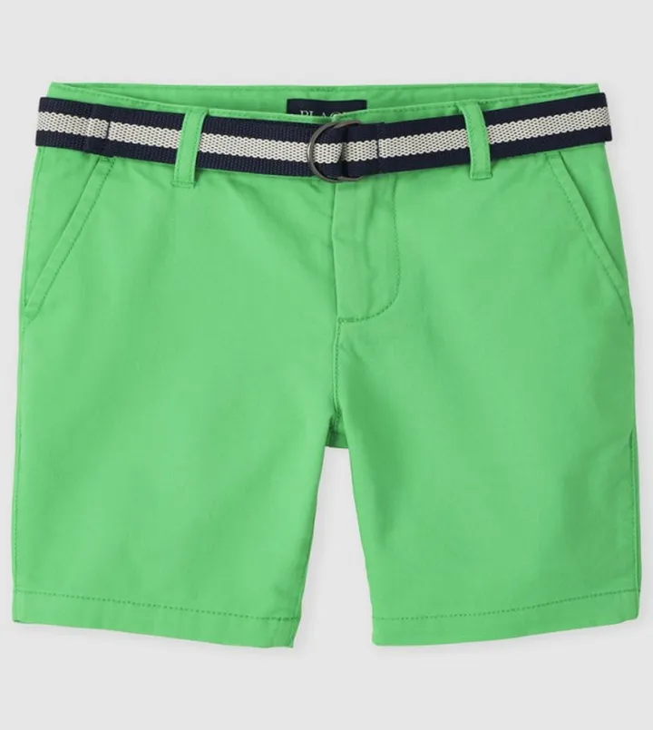 Belted Chino Shorts