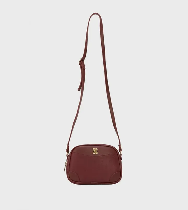 Metal Accent Crossbody Bag