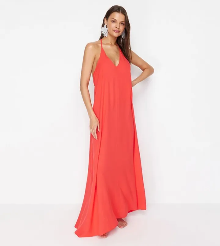 Strappy Backless Beach Dress
