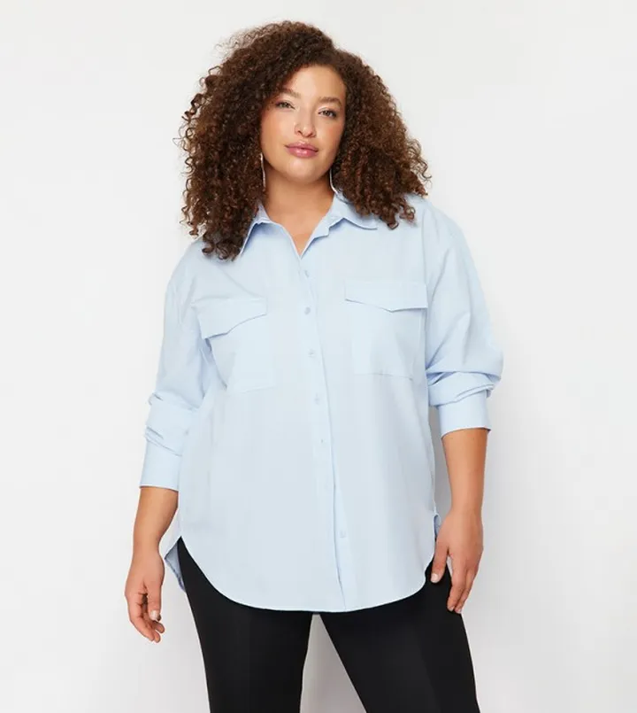 Solid Woven Long Sleeves Shirt