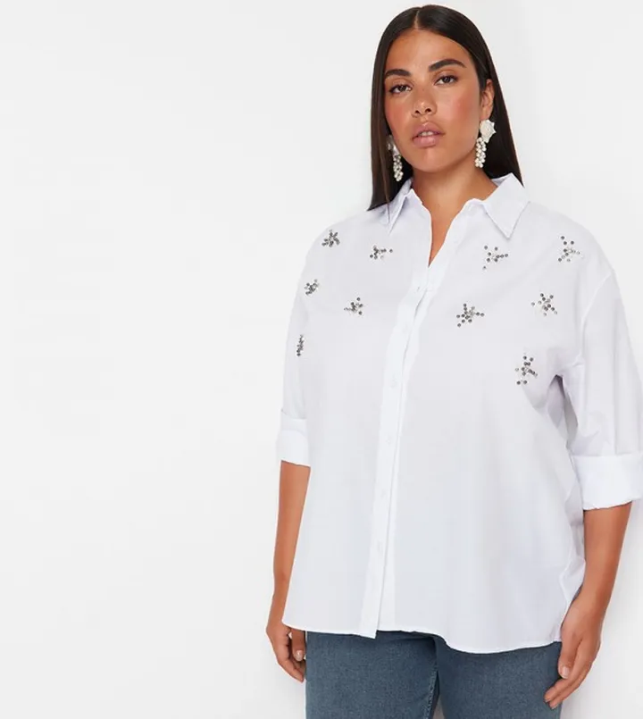 Embellished Woven Shirt