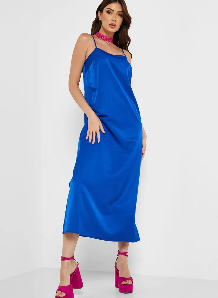Strappy Detail Knitted Dress