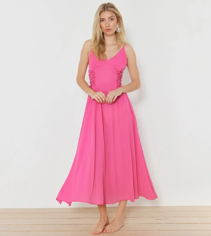 Strappy Beach Midi Dress