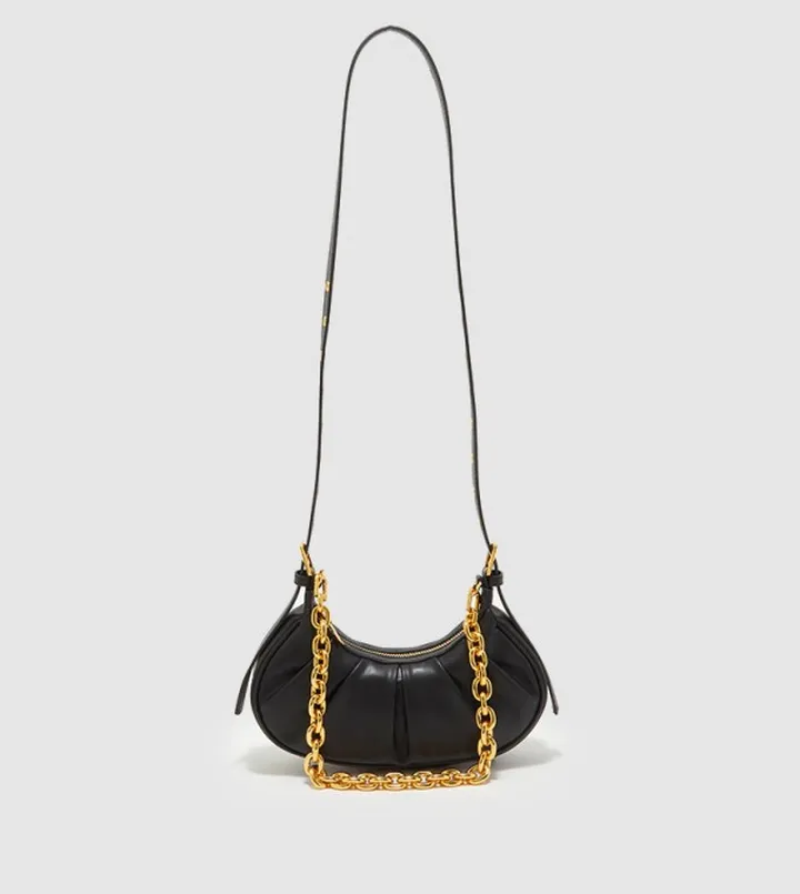 Duo Ruched Shoulder Bag