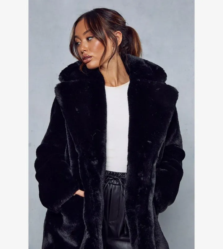 Oversized Faux Fur Coat